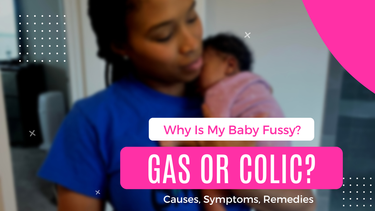 Mykel B Davis Holding baby - gassy, fussy or colic?