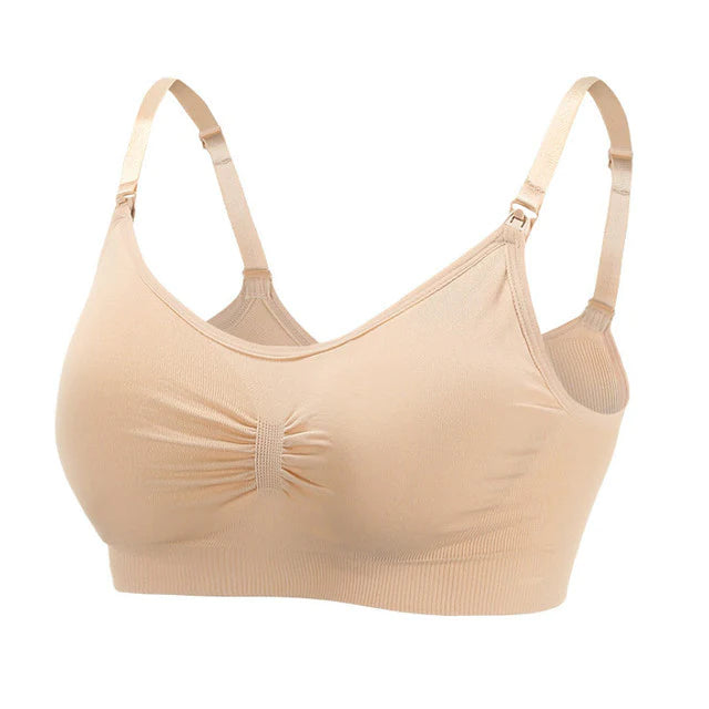 Medela Nursing Bra Lot 34D Seamless Underwire Maternity Beige