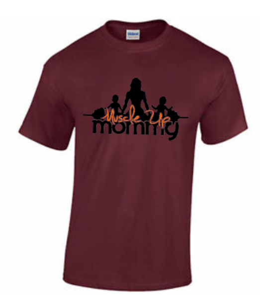 CLASSIC TEE | MAROON & ORANGE