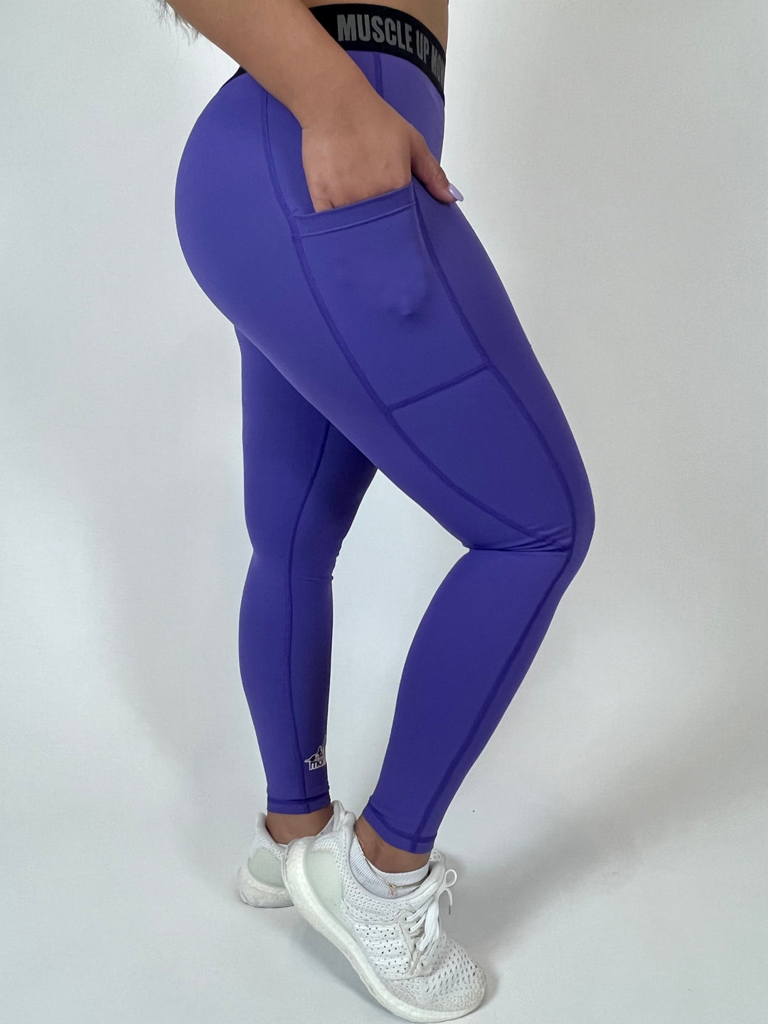 MORGAN MID RISE LEGGINGS | PURPLE