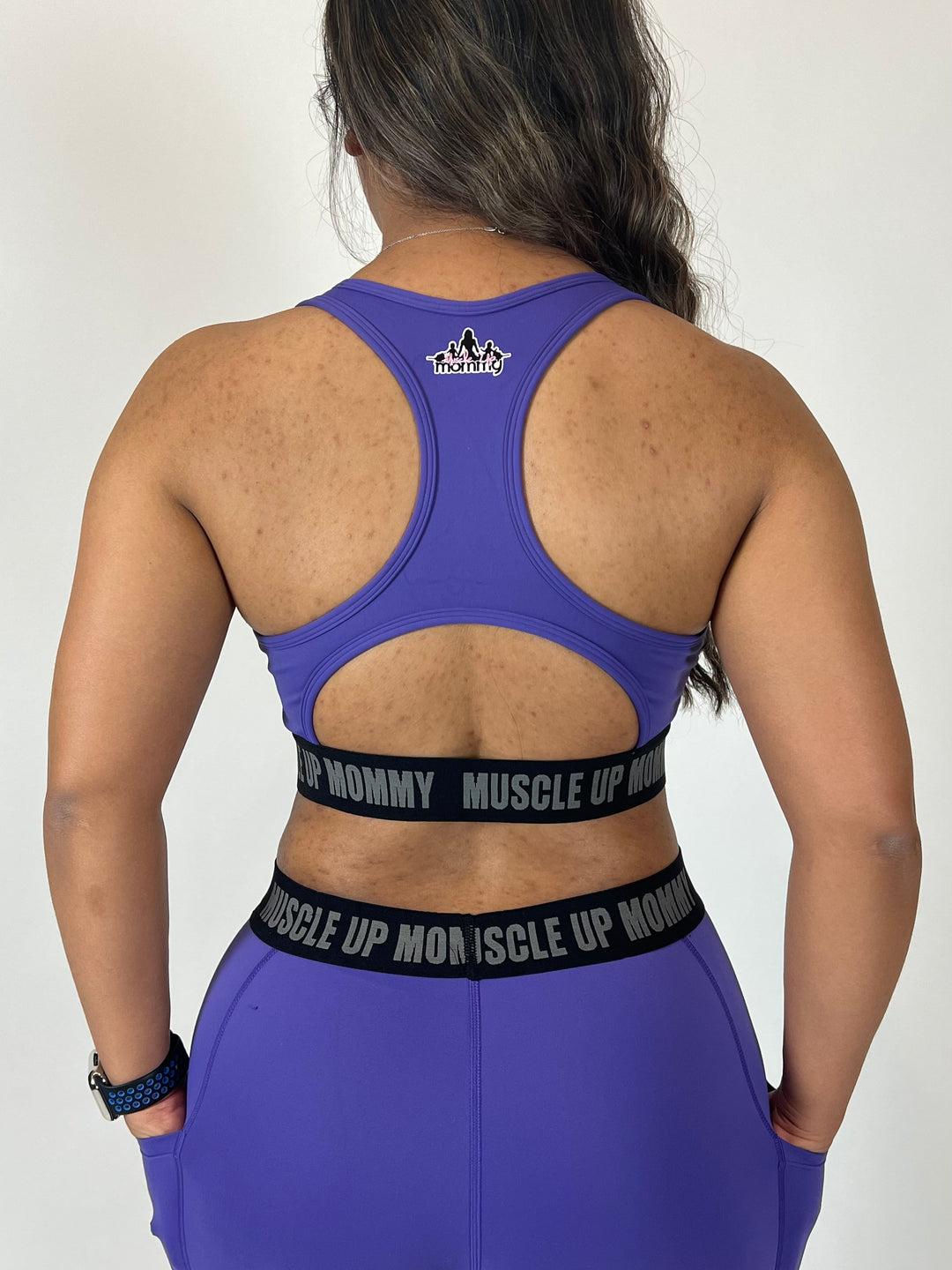 MORGAN RACERBACK BRA | PURPLE