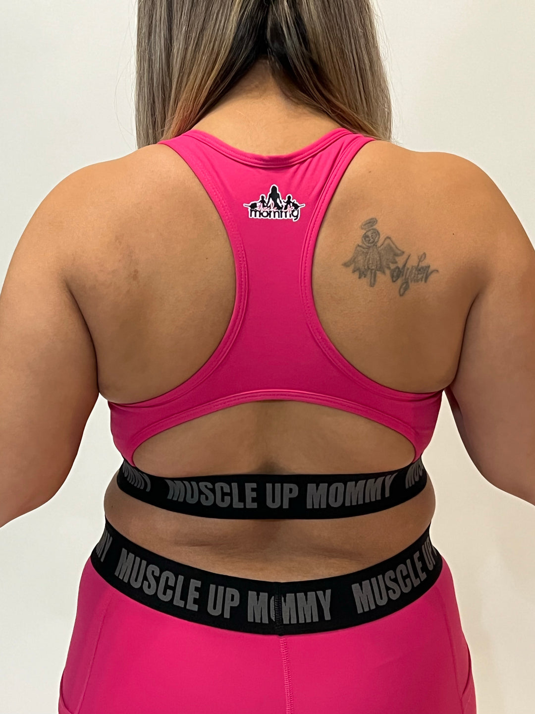 MORGAN RACERBACK BRA | HOT PINK