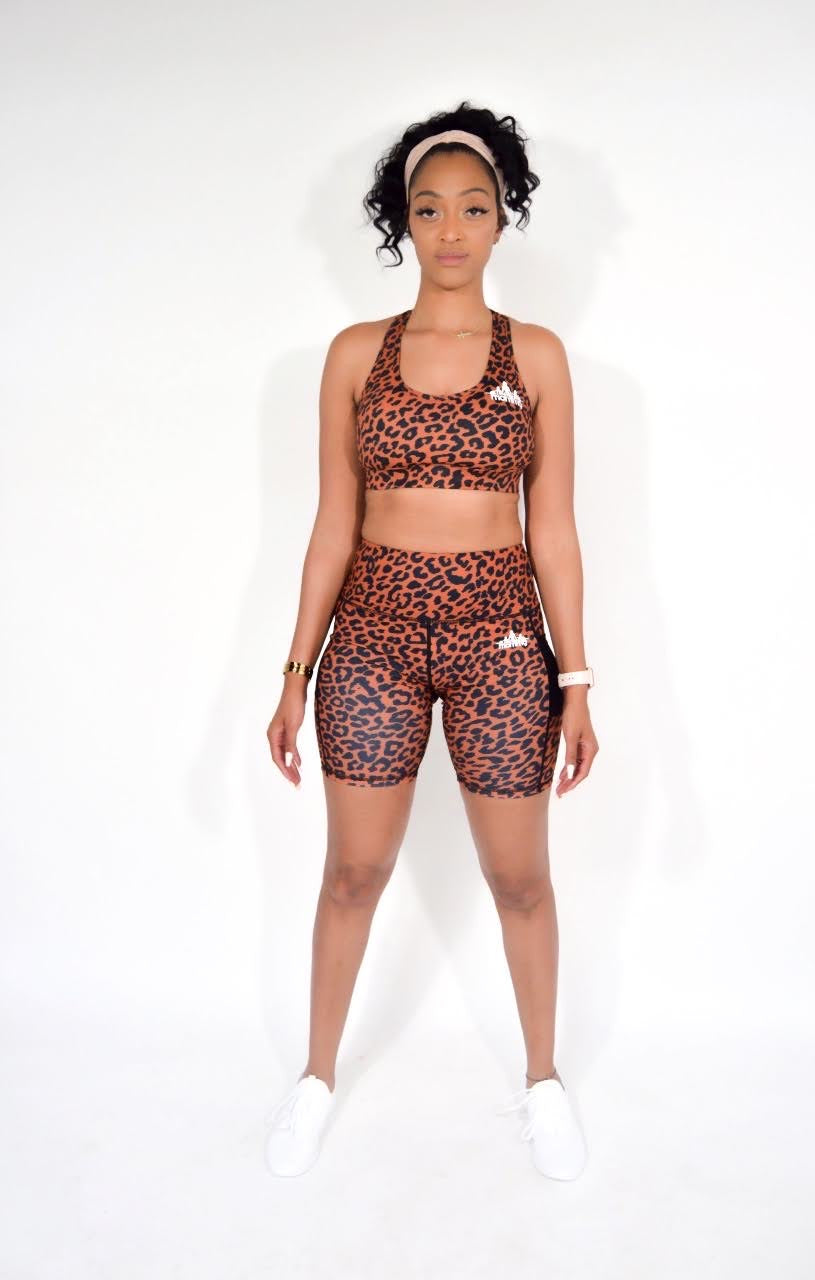 RYLANN BIKE SHORTS | LEOPARD