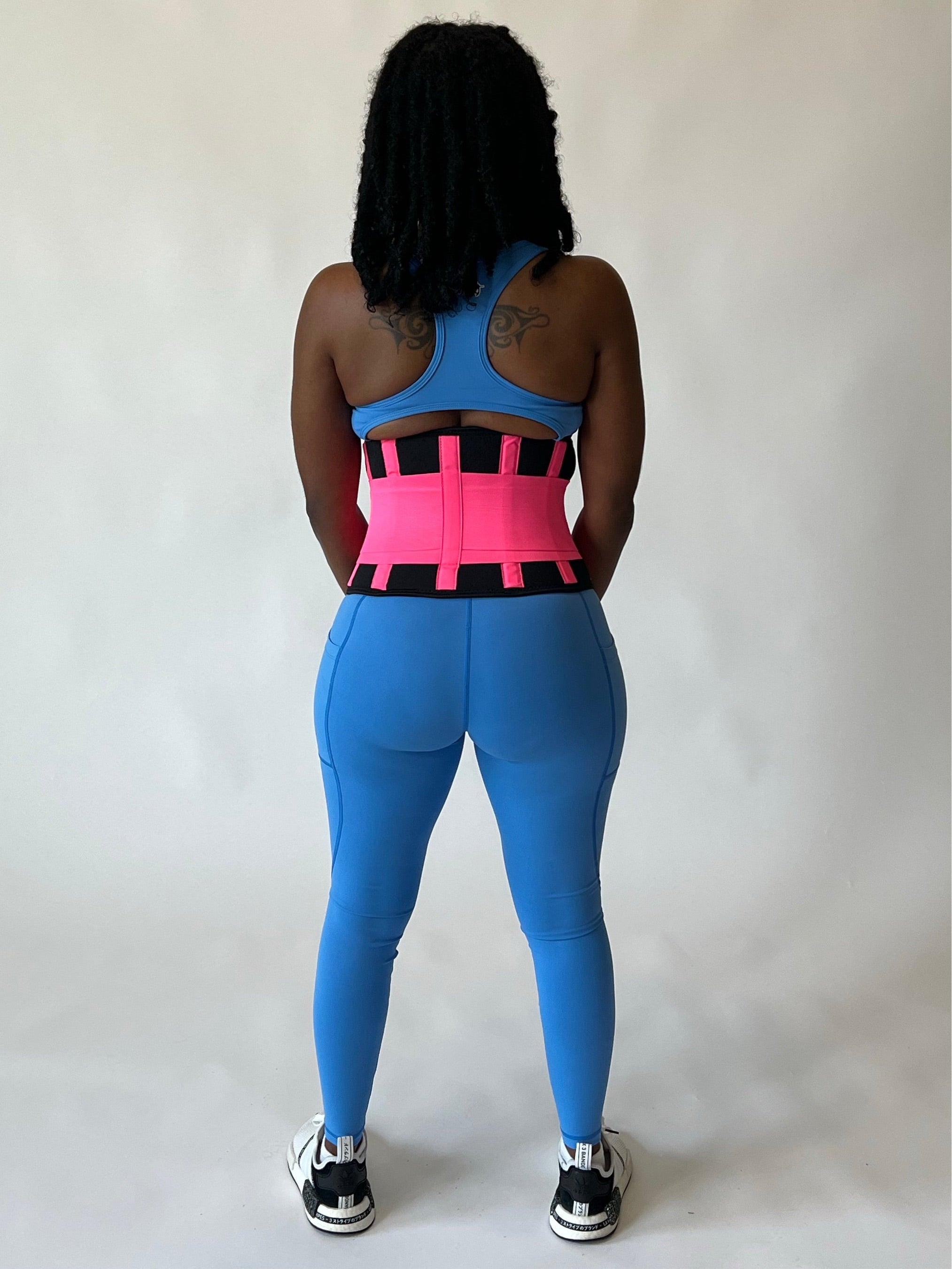Muscleupmommy Muscle Up Mommy Postpartum Belly Binder Belt C Section Recovery Up to 12 Weeks Hot Pink Medium