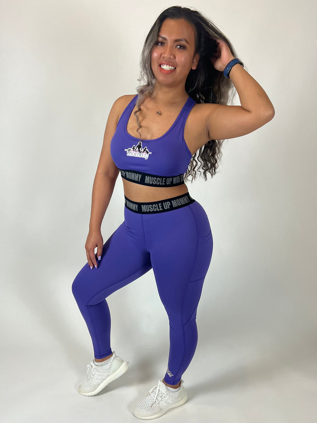 MORGAN MID RISE LEGGINGS | PURPLE